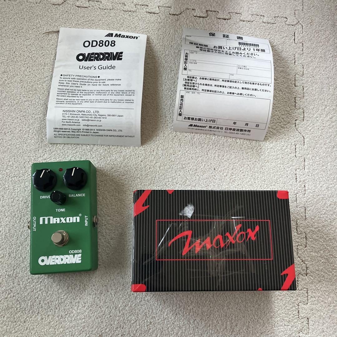 Maxon OD808 オーバードライブペダル