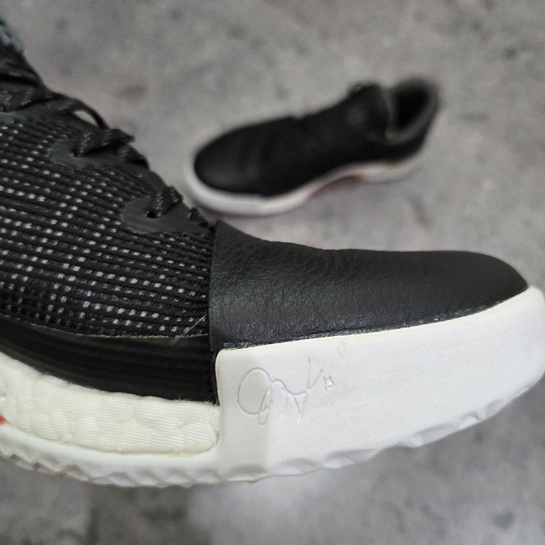 美品 adidas ハーデン Vol.1 27cm 黒白／3回使用 箱なし