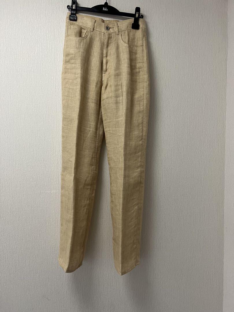 パンツ AURALEE LINEN DOUBLE FACE 5P PANTS