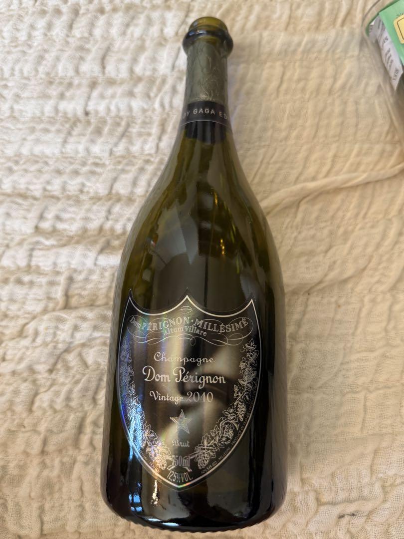 Dom Pérignon シャンパン 2010年レディーガガコラボ 空き瓶
