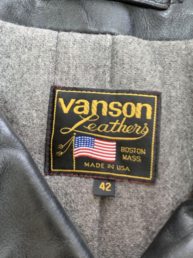 Vanson バンソン　ピーコート Remington jacket