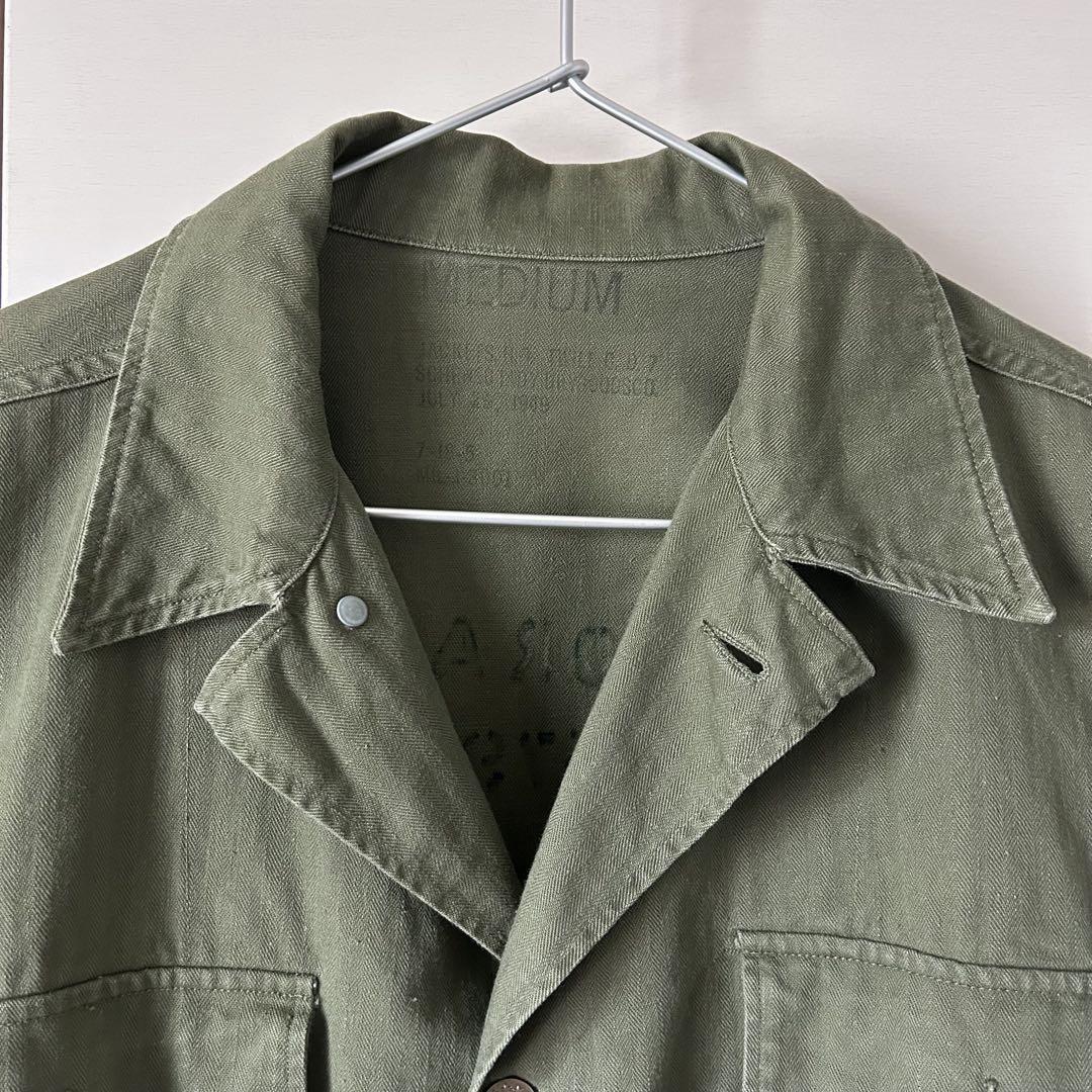 40s USMC ヘリンボーン ジャケット HBT M47 月桂樹 米海軍