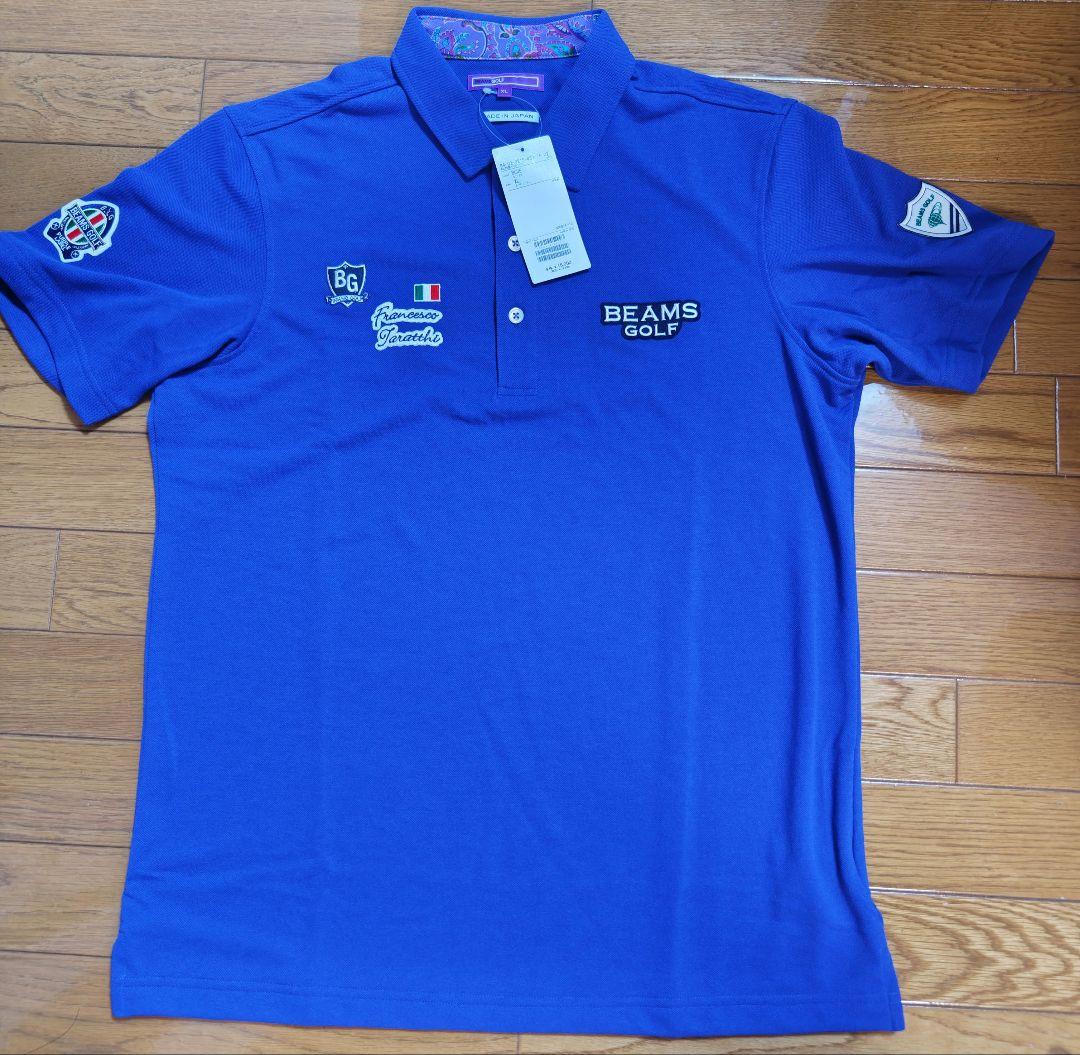 BEAMS GOLF ポロシャツ XL 紫色