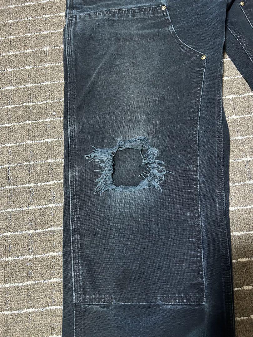 極上ボロ carhartt ダブルニーペインターパンツ フェード アメリカ製