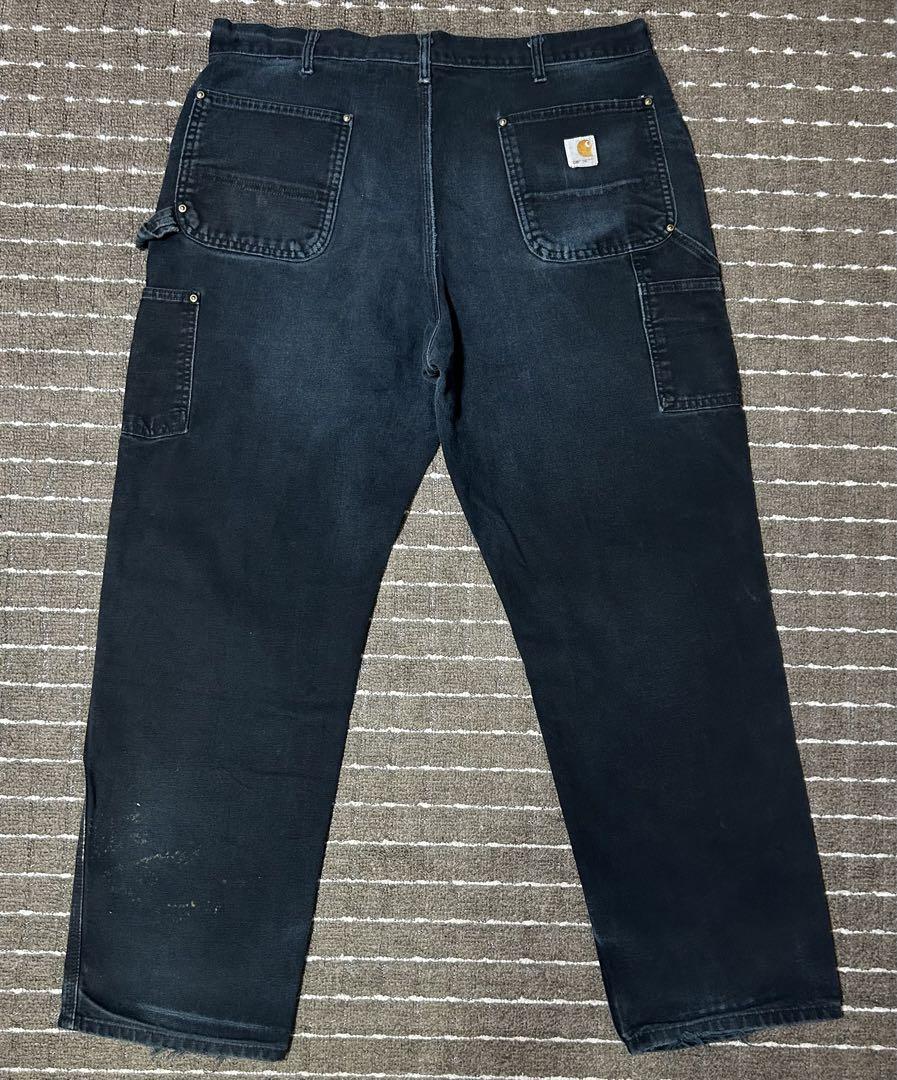 極上ボロ carhartt ダブルニーペインターパンツ フェード アメリカ製