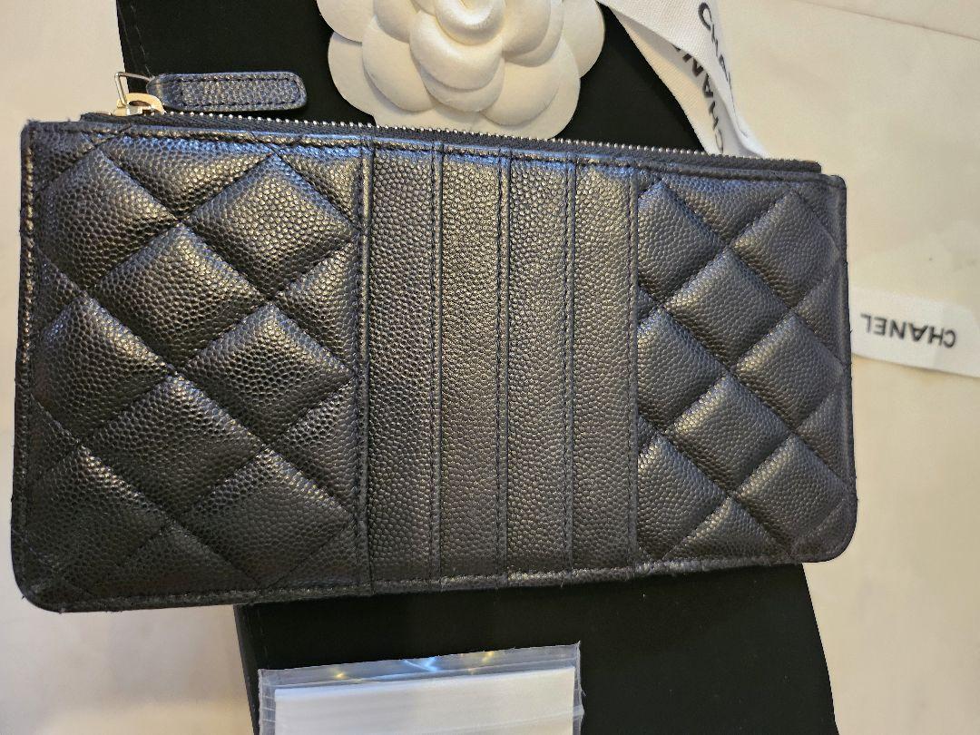 CHANEL フラグメントフォンケース キャビアスキン
