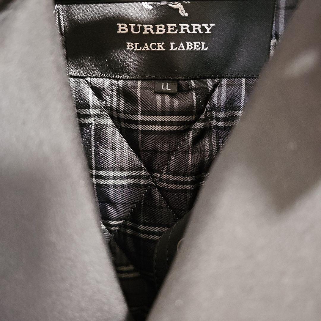 BURBERRY BLACK LABEL トレンチコート LLサイズ ブラック