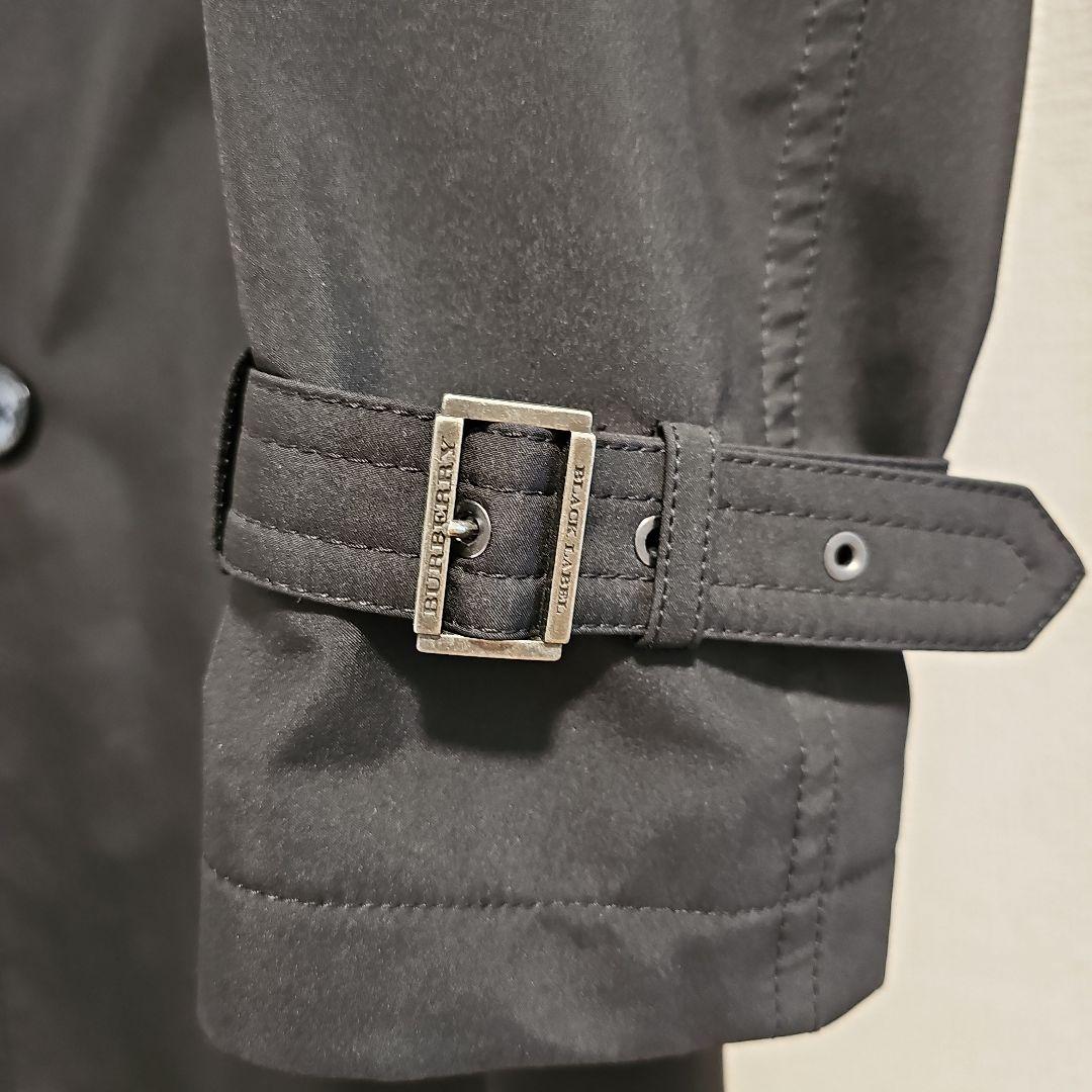 BURBERRY BLACK LABEL トレンチコート LLサイズ ブラック