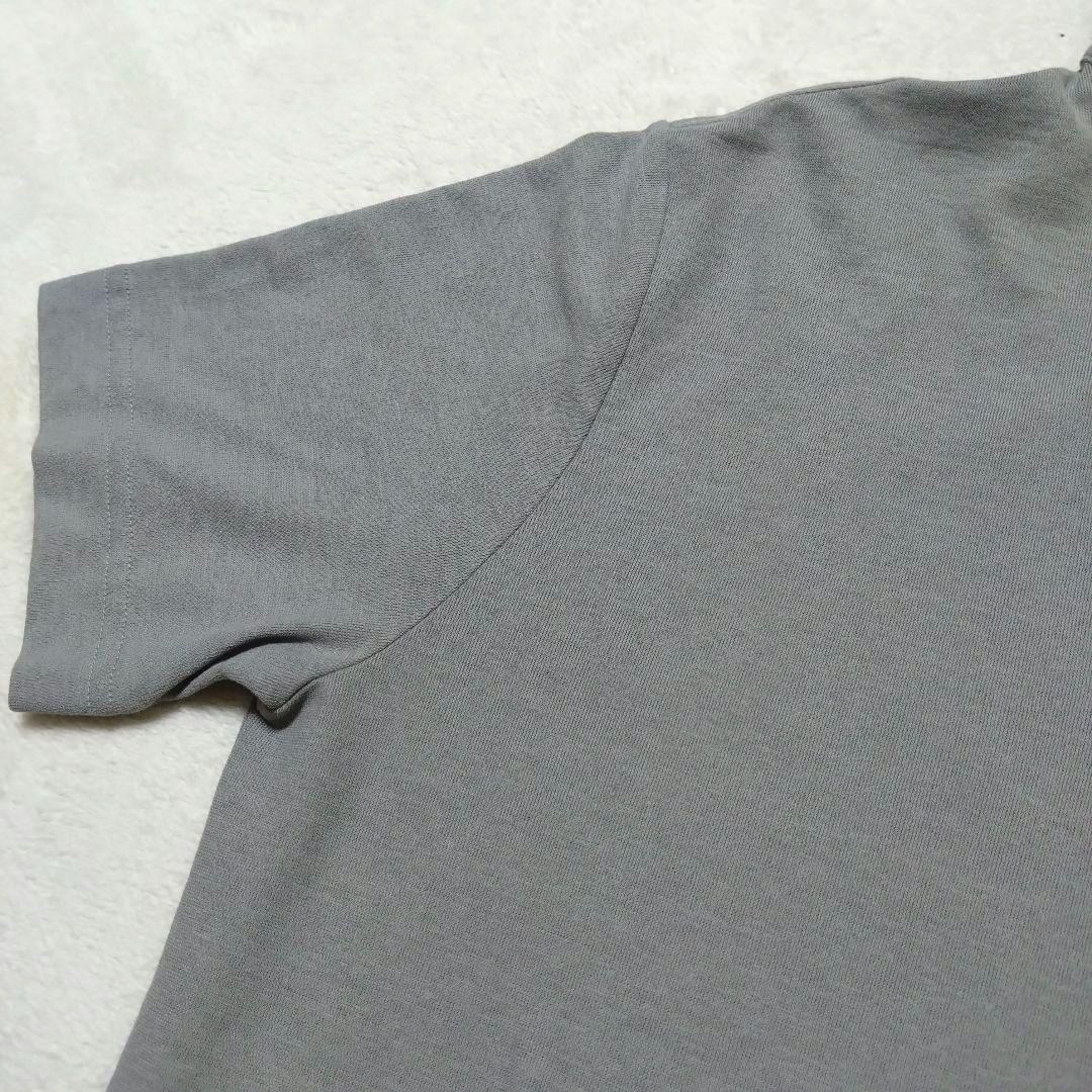 【美品】ザノーネ ZANONE アイスコットン ポロシャツ グレー 44