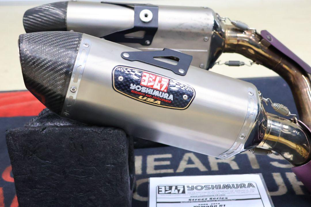 YZF-R1 09-14 USヨシムラ R-77 チタンスリップオンマフラー