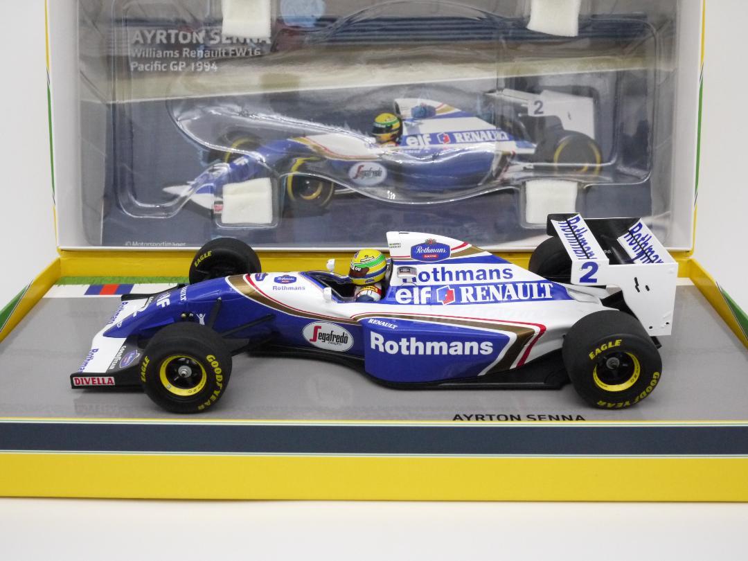 1/18 ウィリアムズ FW16 パシフィックGP ロスマンズ A.セナ
