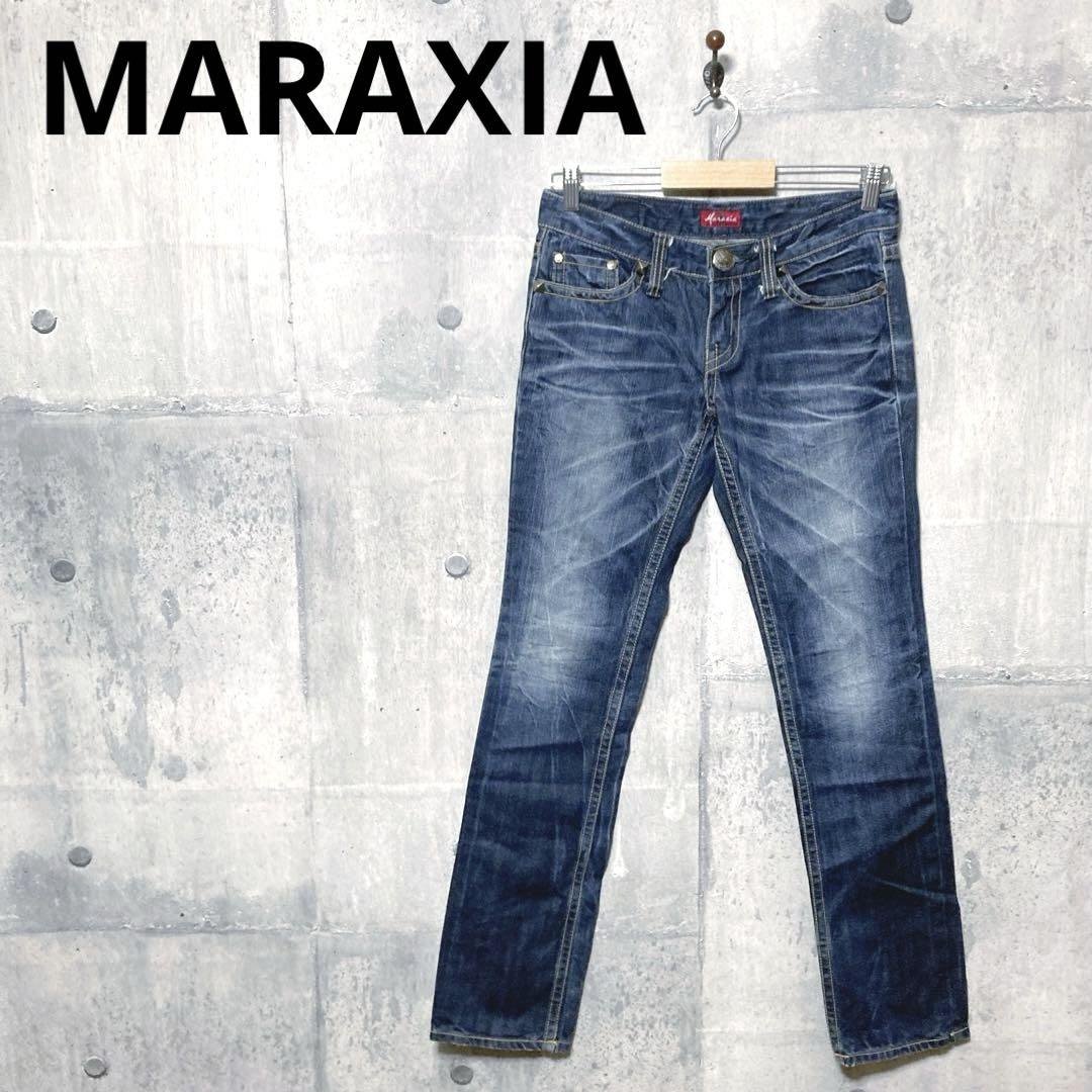 MARAXIA マラキア レディース スキニーデニム スキニージーンズ w26