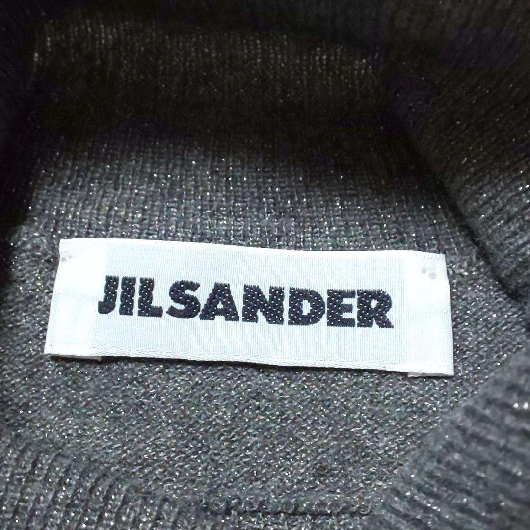 美品】JIL SANDER カシミヤ混ラメタートルネックセーター ニット