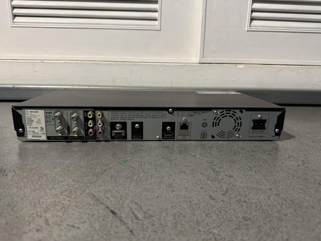 u4　　SHARP BD-S520 ブルーレイディスクレコーダー