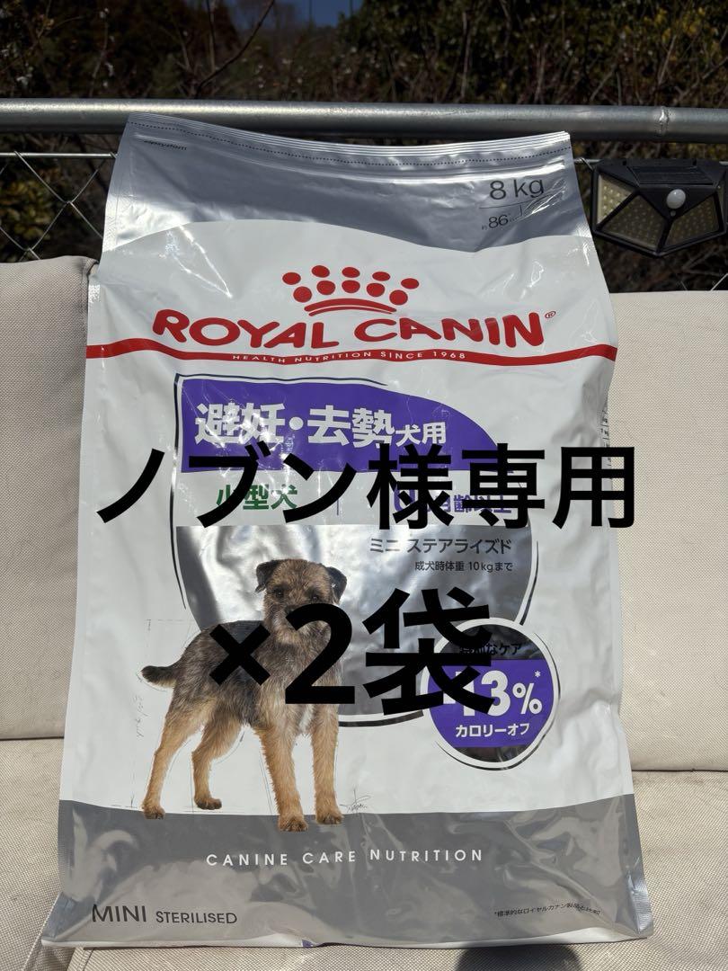 ロイヤルカナン ミニステアライズド 小型犬 10ヵ月齢以上 8kgx2袋