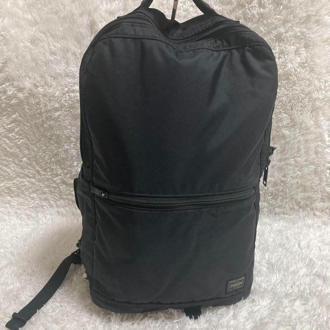 【極美品】 ポーター フラッシュ FLASH デイパック リュック バック　黒