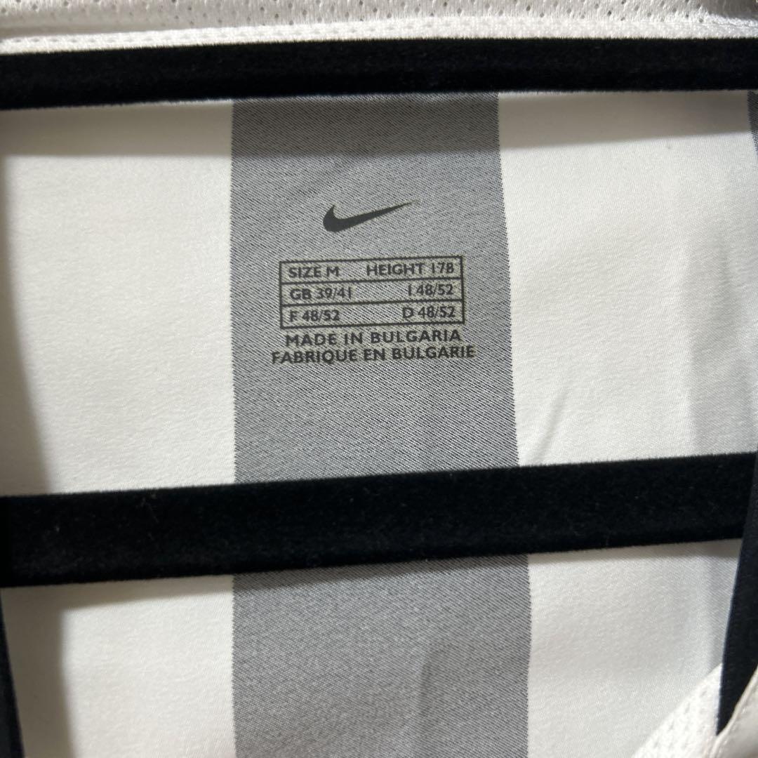 00s NIKE サッカーゲームシャツ 刺繍ロゴ y2k ユベントス 正規品