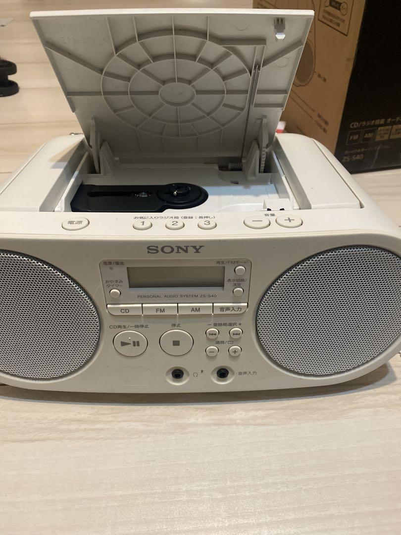 SONY CDラジオカセットレコーダー ホワイト 4,500円