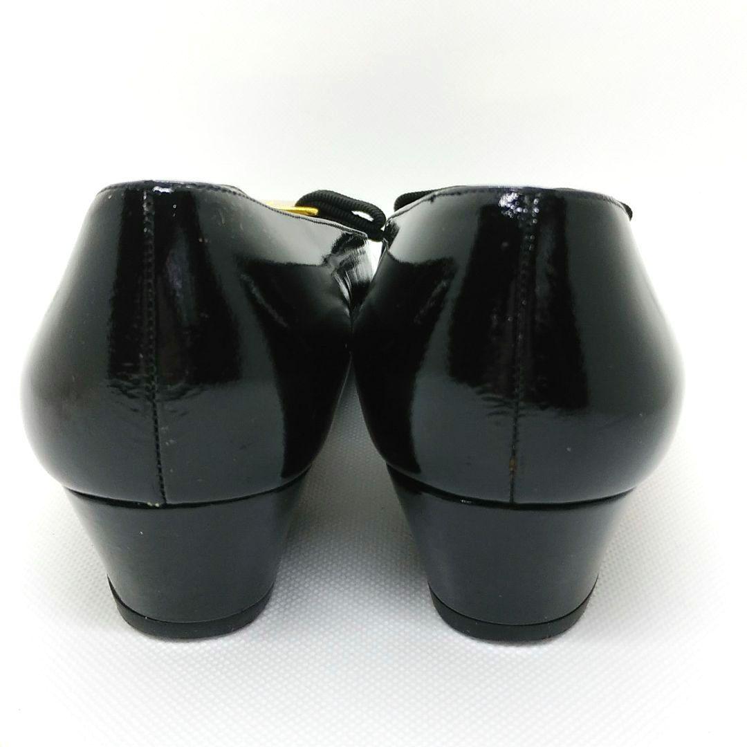 超美品】Salvatore Ferragamoリボンパンプス☆サイズ5.5☆オ