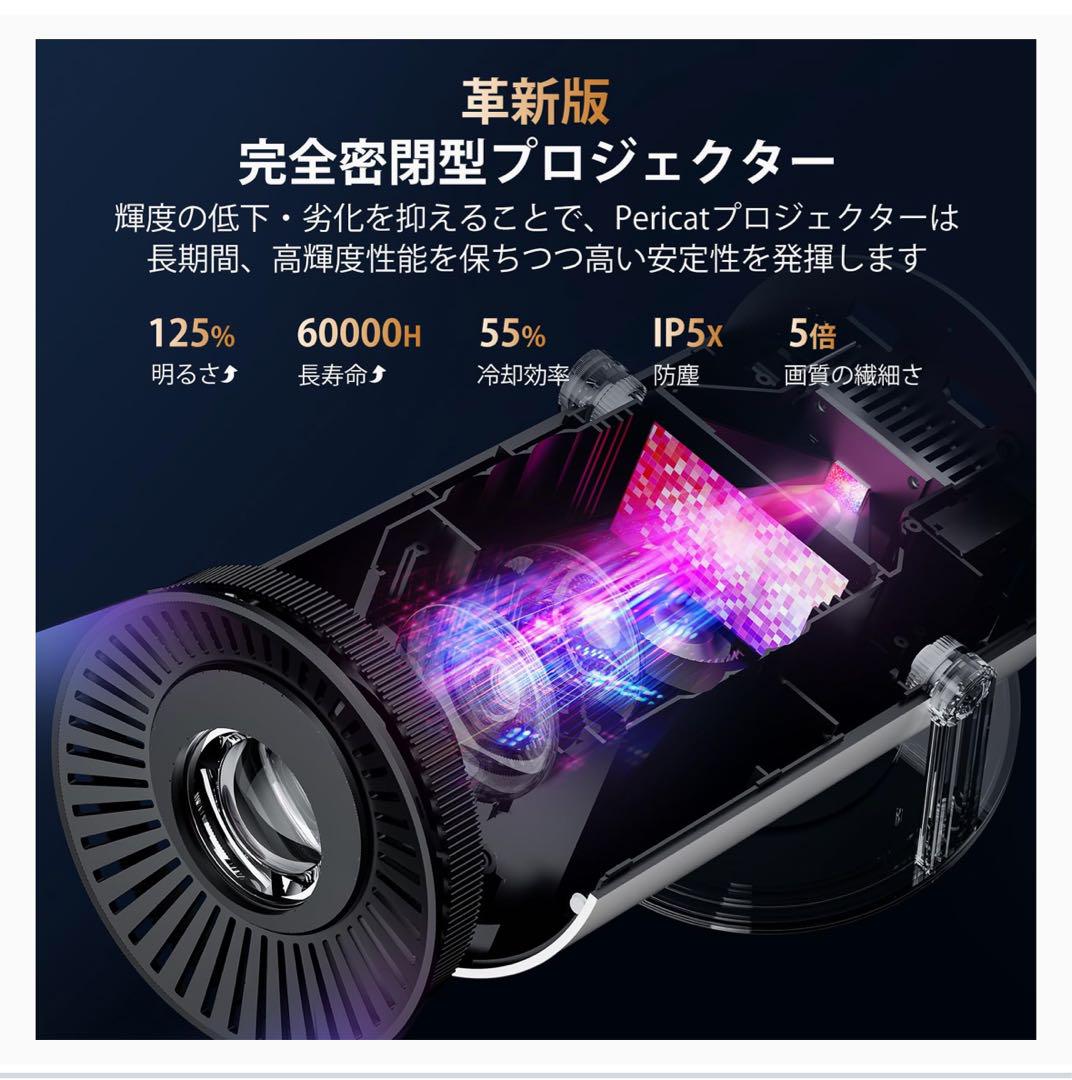 4Kプロジェクター 15000ルーメン Wi-Fi 6