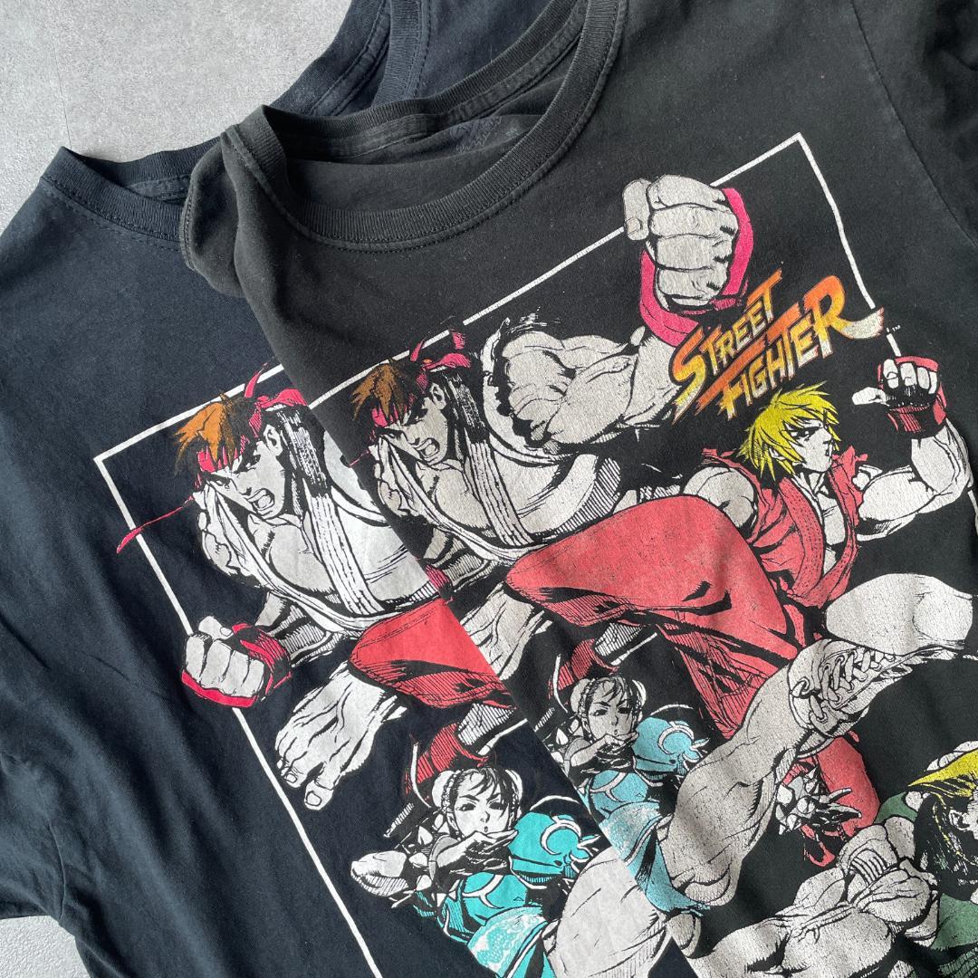 ストリートファイターリーグ モモチスプラッシュ シャツ Mサイズ イーカプコン |ストリートファイター Special Moves Tシャツ