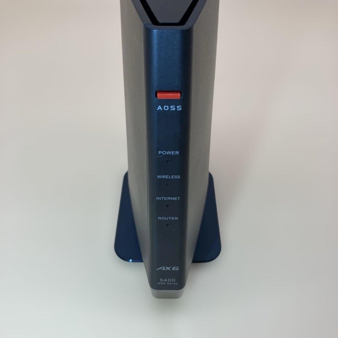 【美品】BUFFALO WSR-5400AX6P-BK Wi-Fi 6ルーター 【美品】BUFFALO WSR-5400AX6P-BK Wi-Fi 6ルーター