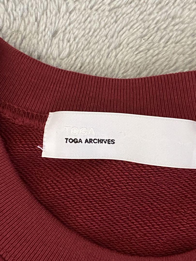 TOGA ARCHIVESフラワーカットアウトスウェットシャツ