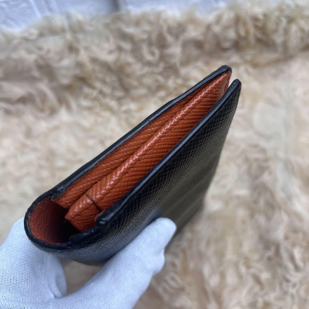 PRADA✨長財布　ミニ三角ロゴ　サファイアーノ　バイカラー　メンズ