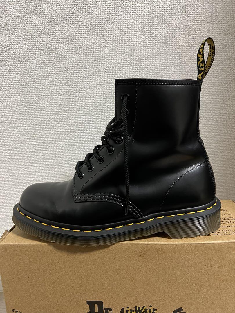 Dr. Martens 黒 レザー 8ホールブーツ