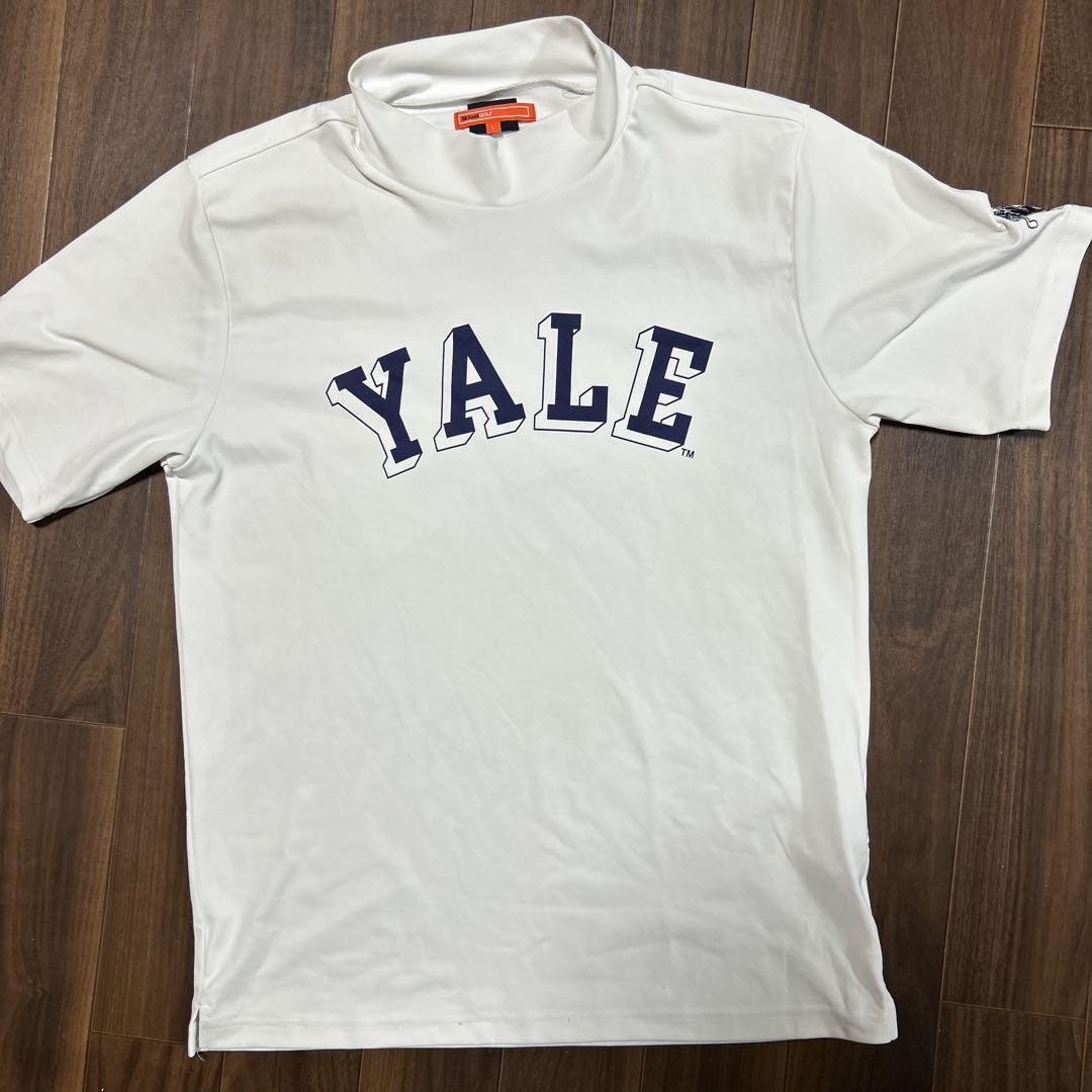 BEAMS GOLF×YALE大学✨半袖モックネックTシャツ　ゴルフウェア