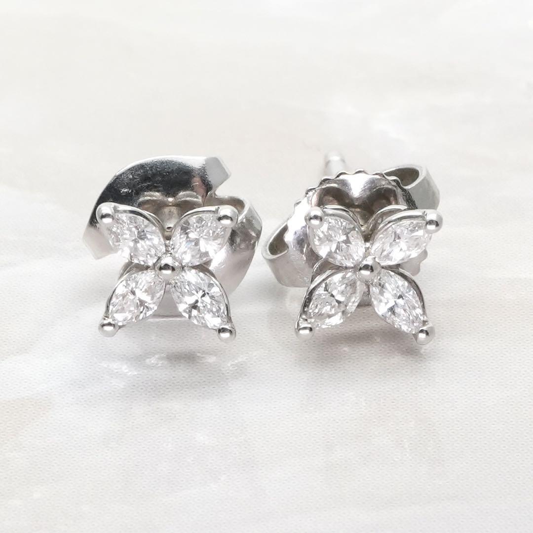 ★Tiffany&Co.★ ビクトリア ダイヤピアス ミニ Pt950