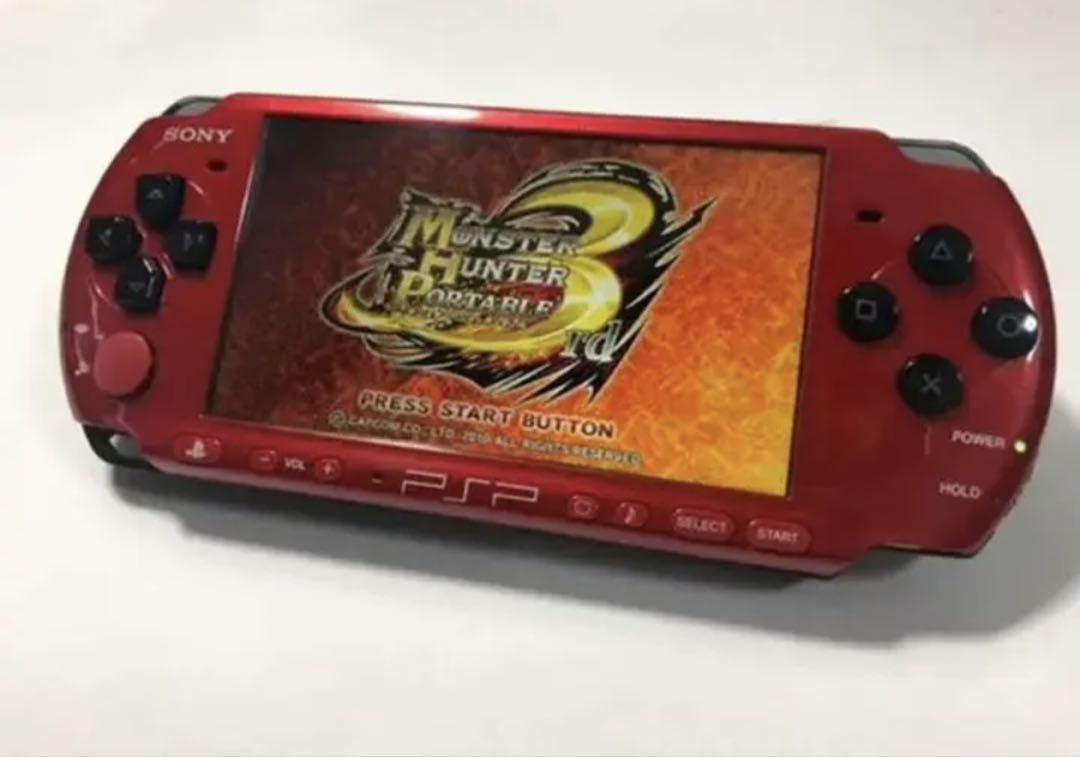 美品 PSP 3000 本体 レッドブラック 赤黒 動作良好品 すぐ遊べる