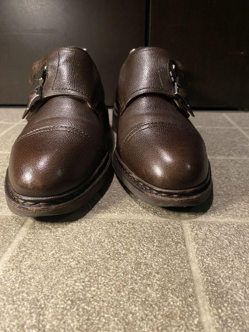 パラブーツ Paraboot ダブルモンクPOE BEAMS F別注