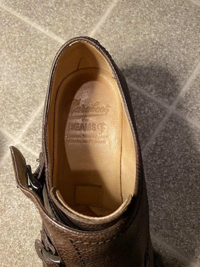 パラブーツ Paraboot ダブルモンクPOE BEAMS F別注