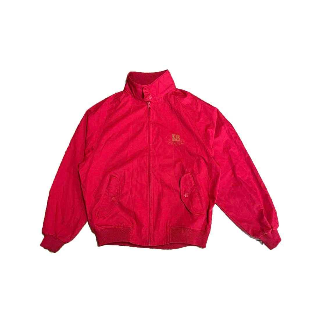 〜80s KIR ROYAL カクテル スウィングトップ 赤 ラグラン 古着