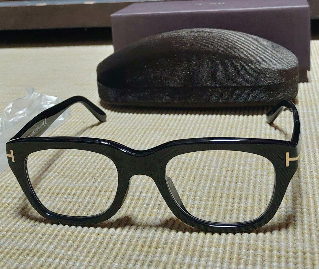 【新品＆キズあり】TOM FORD  FT5178F 001 伊達レンズ入り