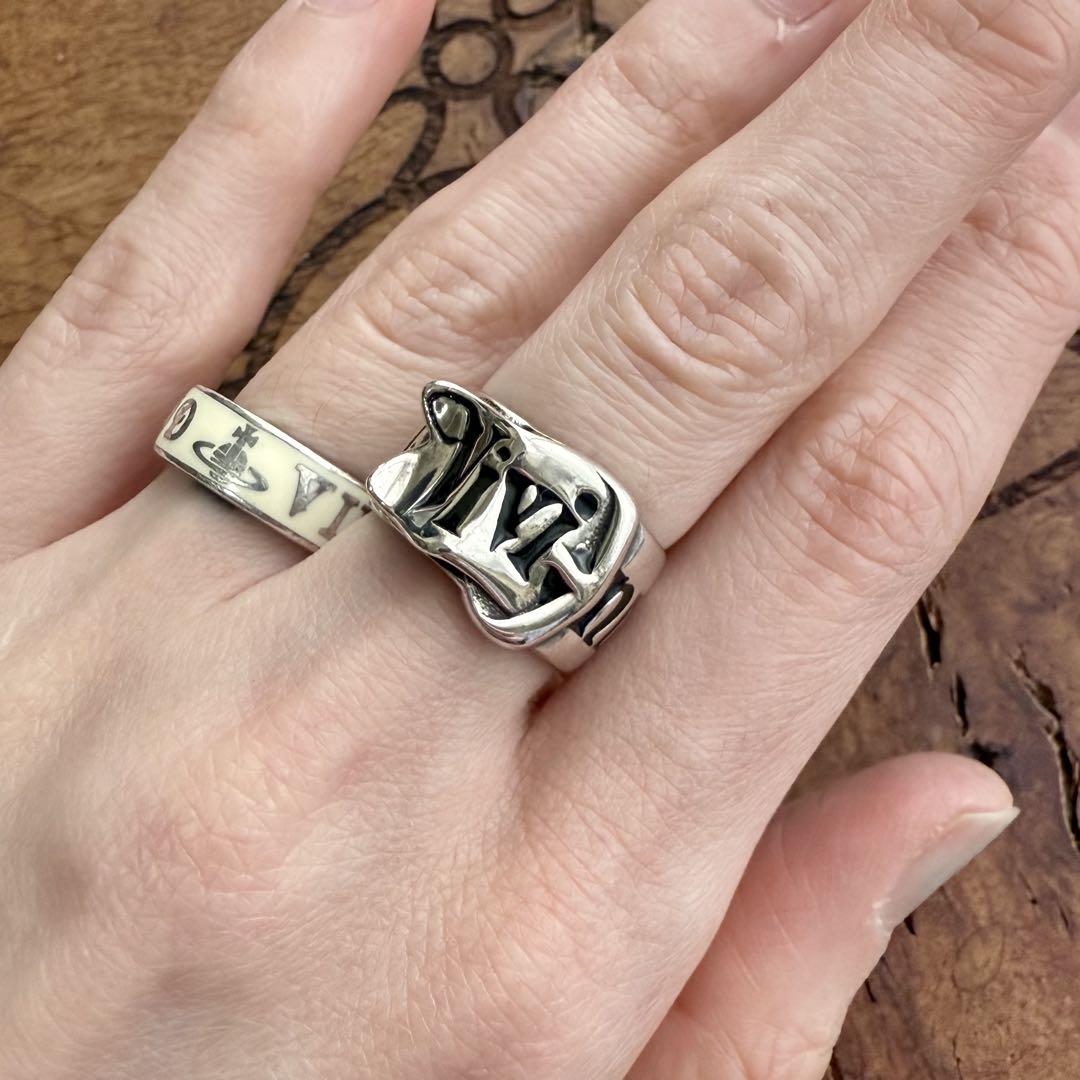 美品/正規品Viviennewestwoodベルトリング XS