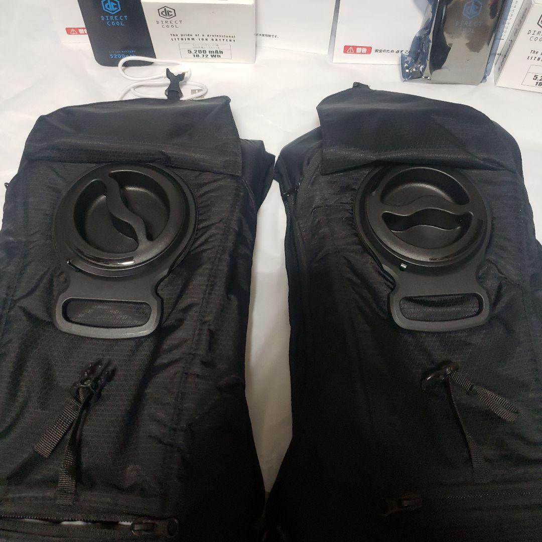 【美品】YAMAZEN ダイレクトクール DC-B02S　ブラック2着セット