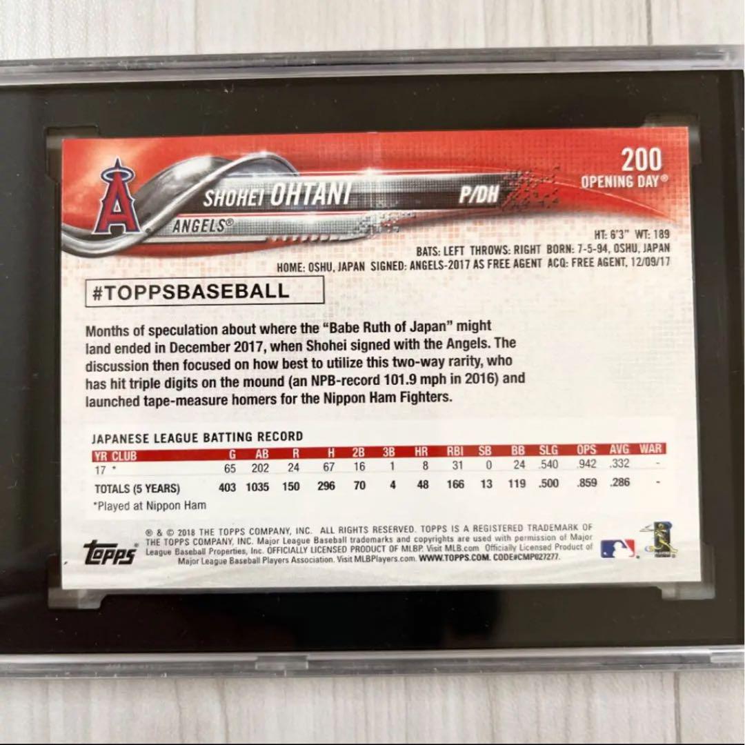 大谷翔平　ルーキーカード topps OPENING DAY #200 1003