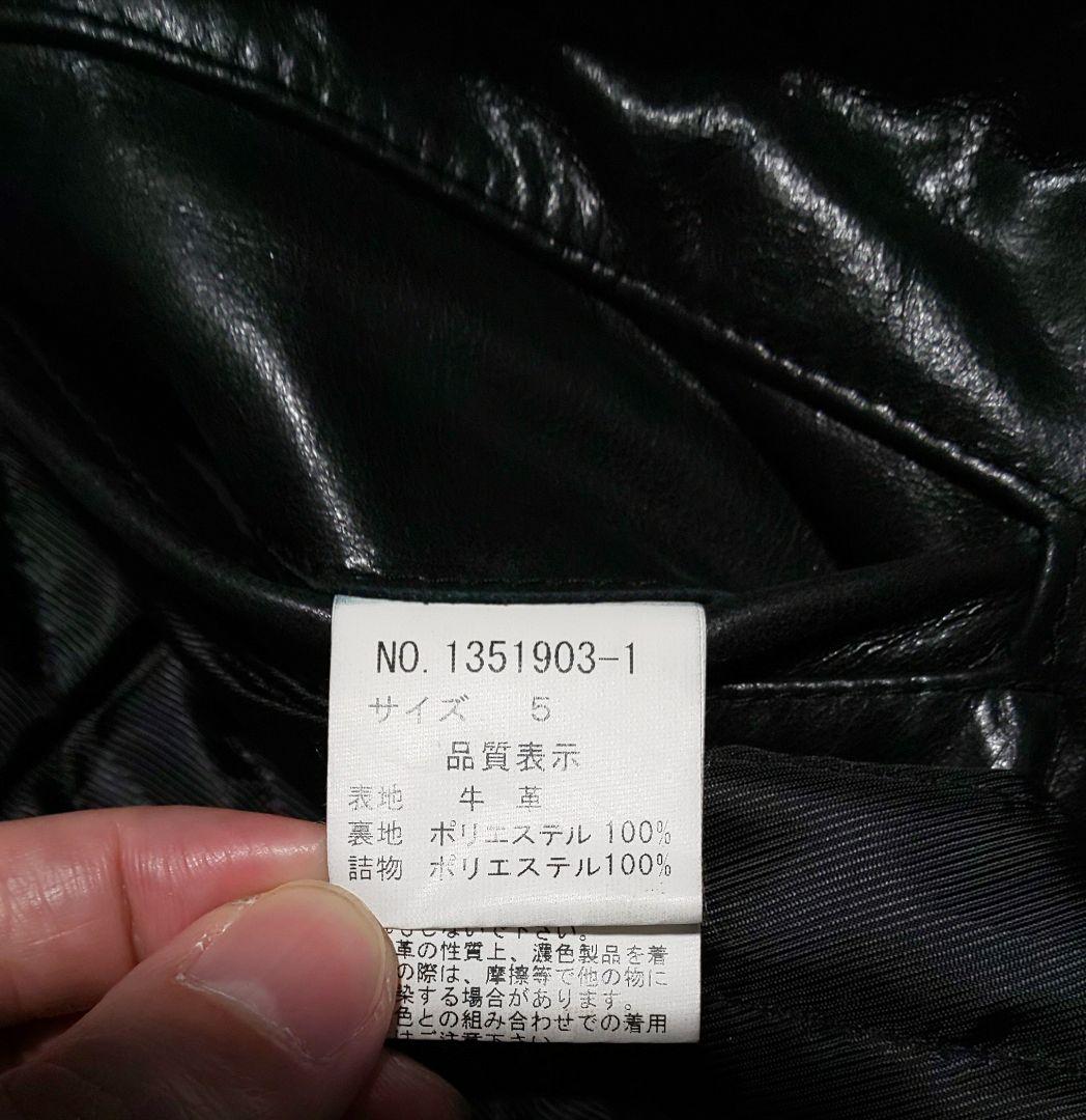 大得価HOT テットオム本革牛革ライダースレザージャケット革ジャン 黒ブラックM ダメージ加工 yBaIR-m70945984386 最新品即納
