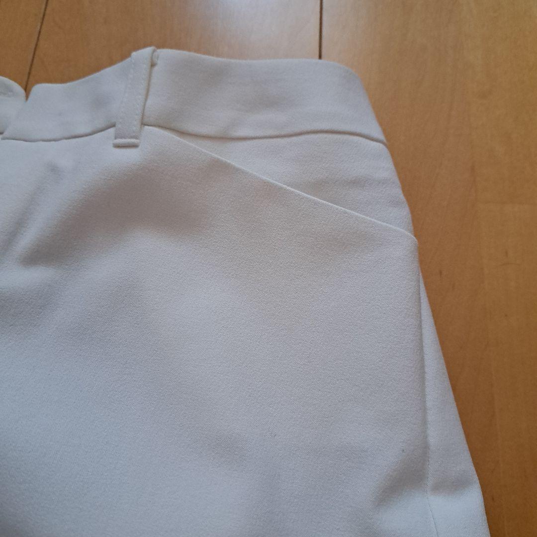 今年人気のブランド品や la.f】ホワイト ガウチョパンツ サイズ42 パンツ