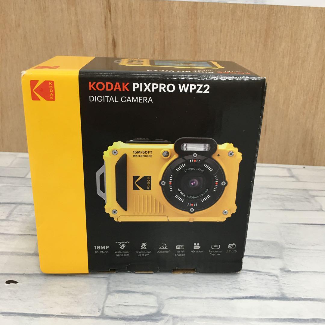 ｋ659Kodak PIXPRO WPZ2 コンパクトデジタルカメラ　イエロー