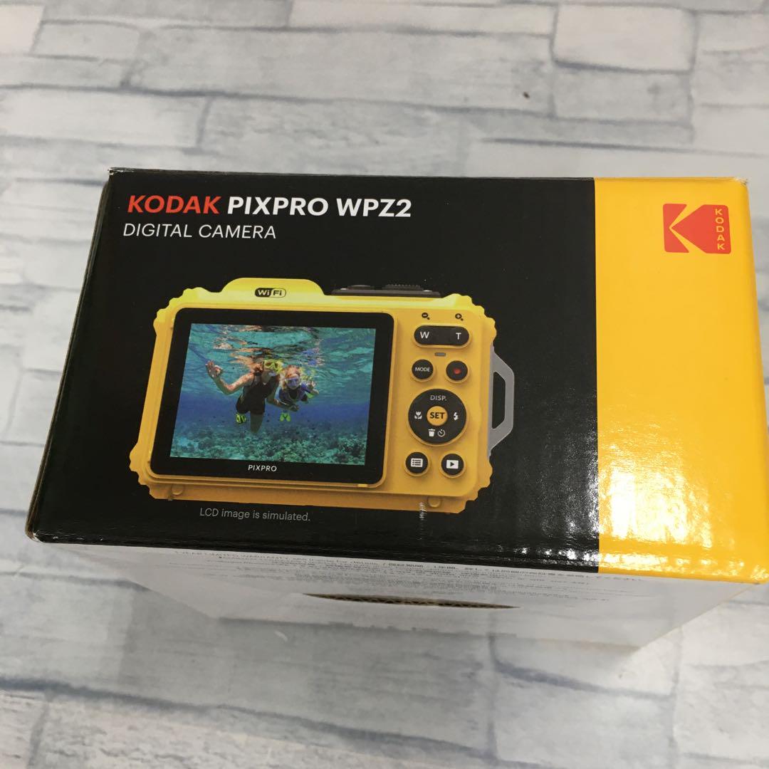 ｋ659Kodak PIXPRO WPZ2 コンパクトデジタルカメラ　イエロー