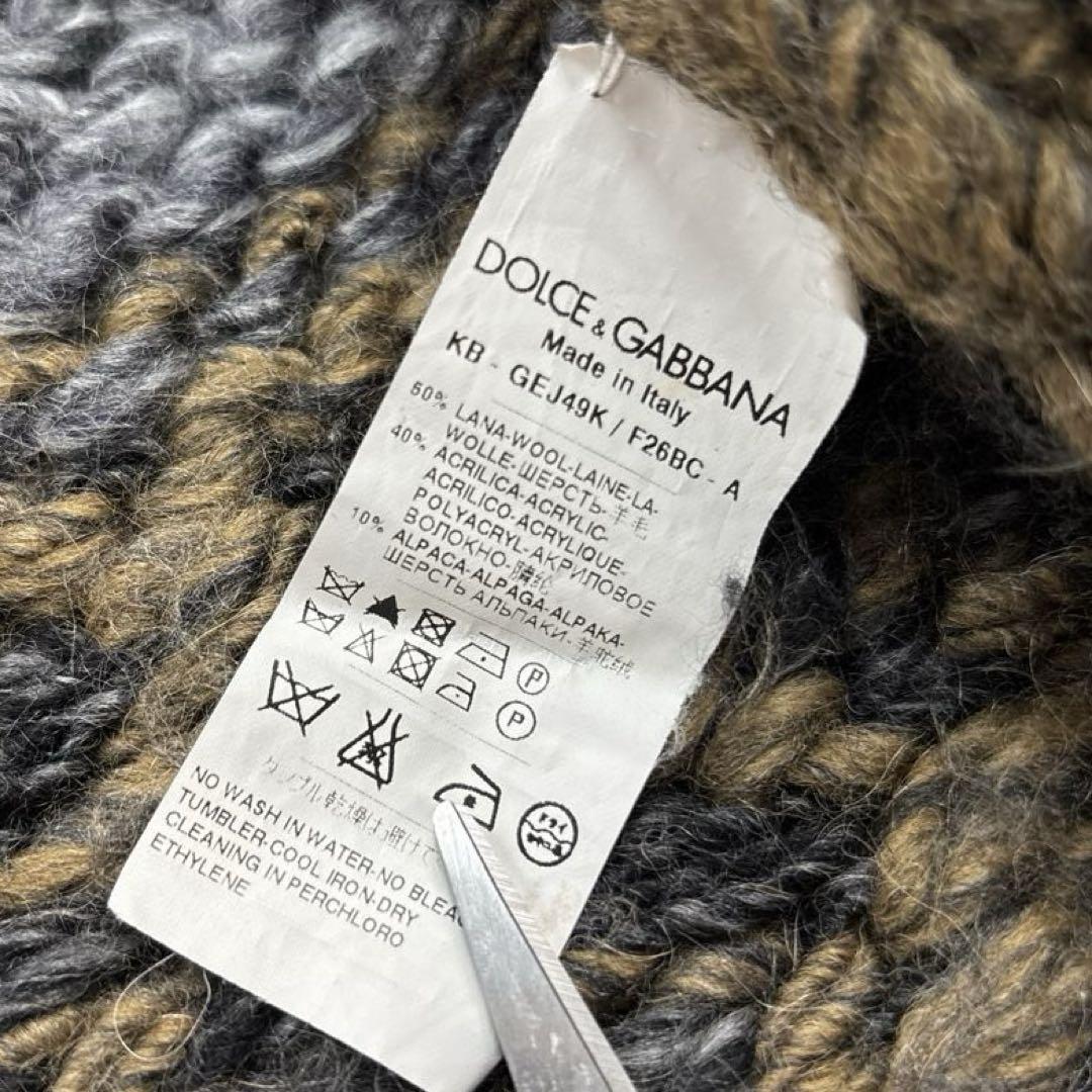 美品 12aw ドルチェアンドガッバーナ カウチンニット カーディガン