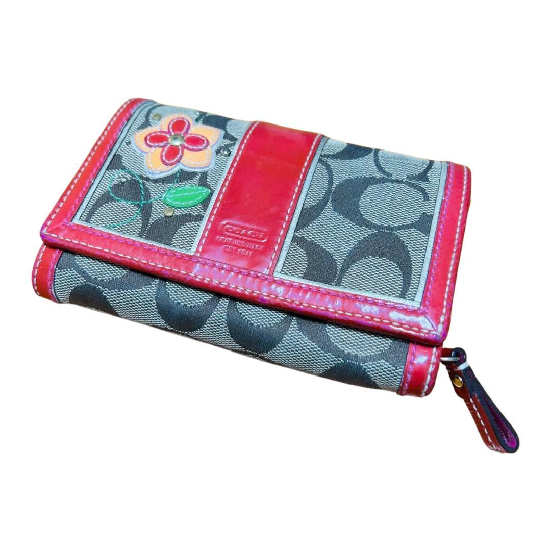 人気ブランド多数対象 coach コーチ 二つ折り 財布 parceirocfc.com.br