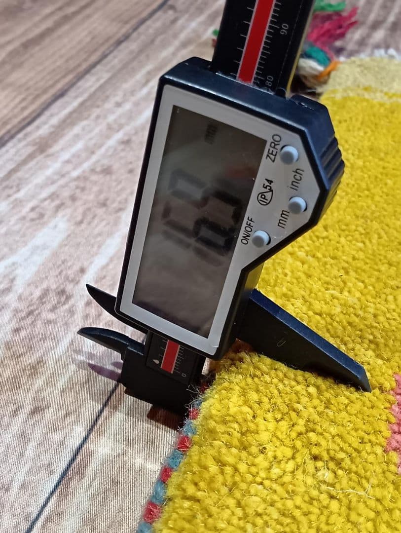 ペルシャ絨毯　ギャッベ　座布団　手織り　イラン(97)