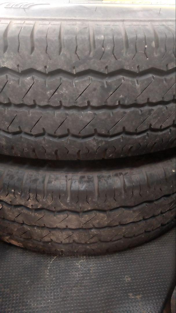 das 中古 195/80R15C アルミタイヤセット ハイエース等に