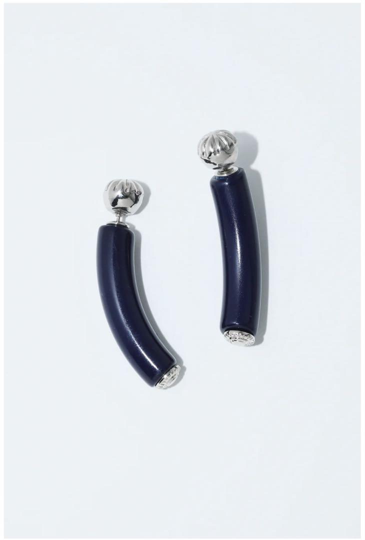 TOGA TOOBONE PIERCED ネイビーピアス