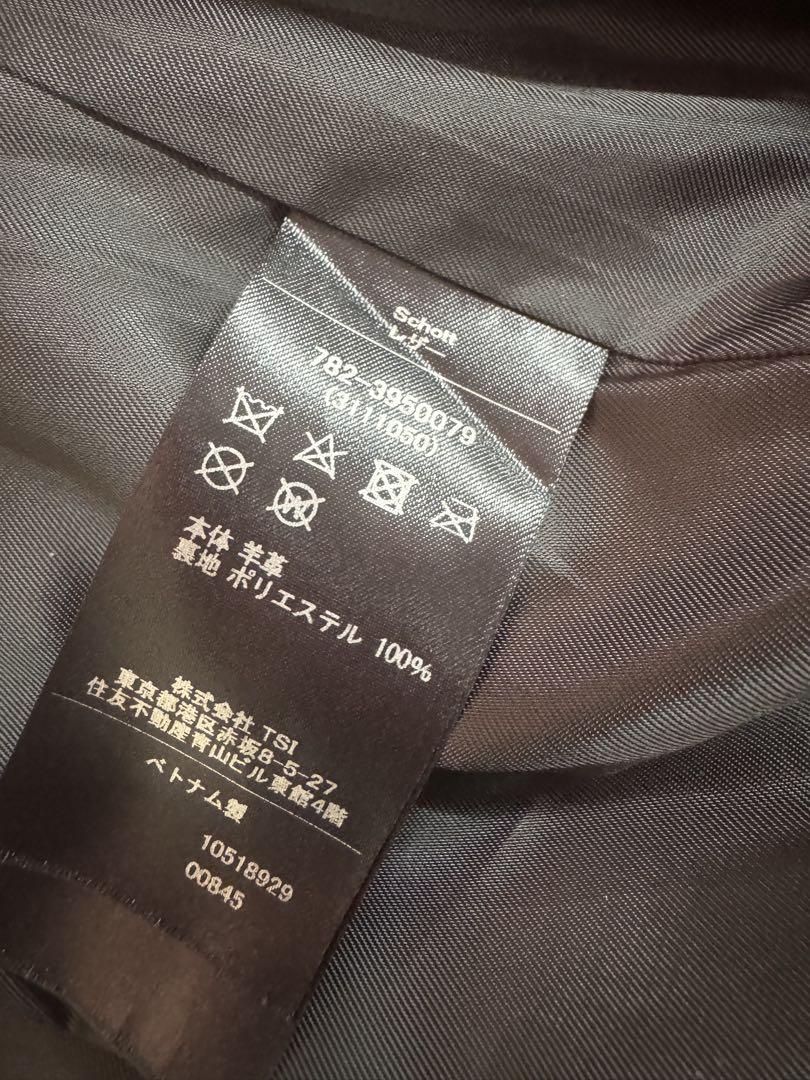 schott レザーカバーオール　L