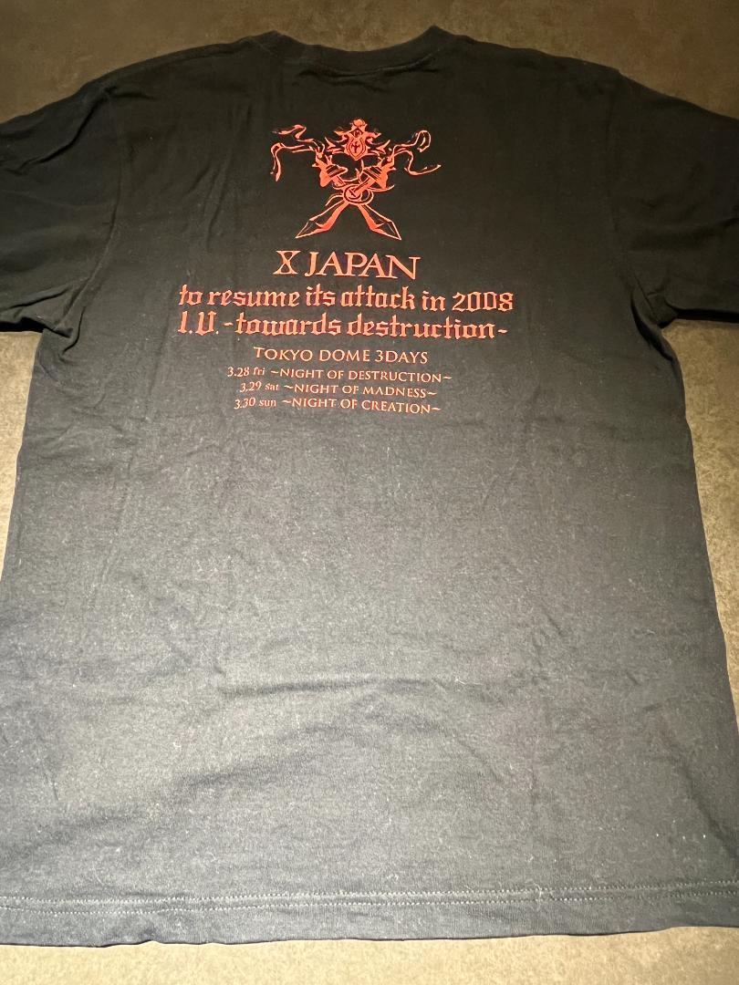 レア品】X JAPAN ツアーTシャツ 2008 破滅に向かって サイズS